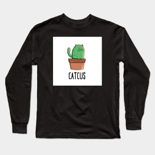 Catcus cactus kaktus lover gift art Long Sleeve T-Shirt